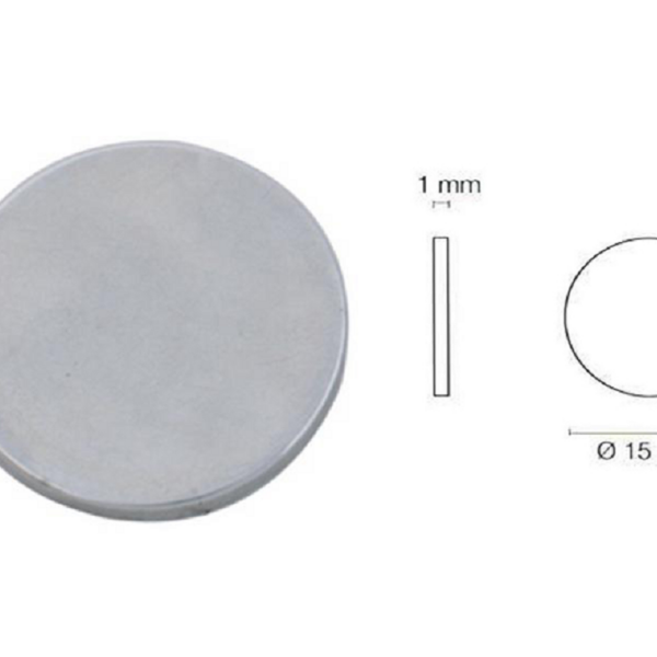 Contropiastra Adesiva per Chiusura Magnetica Ferronichel mm.15 | Maco