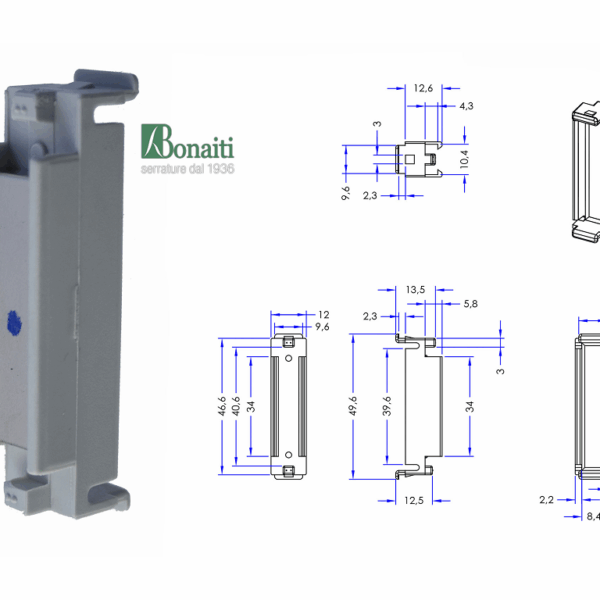 Pozzetto Magnetico B-Ita 762 per Contropiastra G208 | Bonaiti