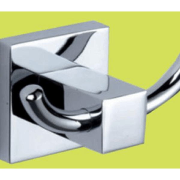 Portabito per Appenderia da Parete Modello Geo a 2 Ganci mm.60x125x55h Cromo | Mital