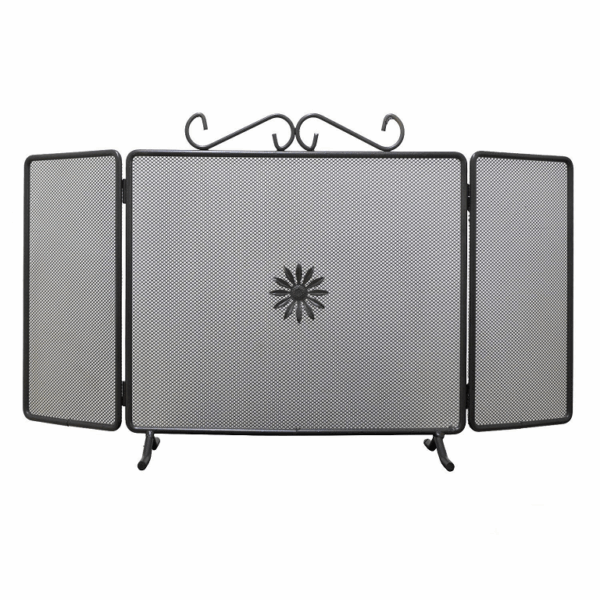 Parascintille Modello Antico cm.88x48,5 H Tre Ante Ferro Battuto