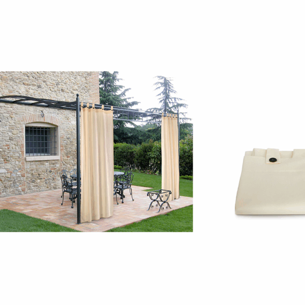 Tenda per Gazebo a Bretella Ecru cm.160x270h