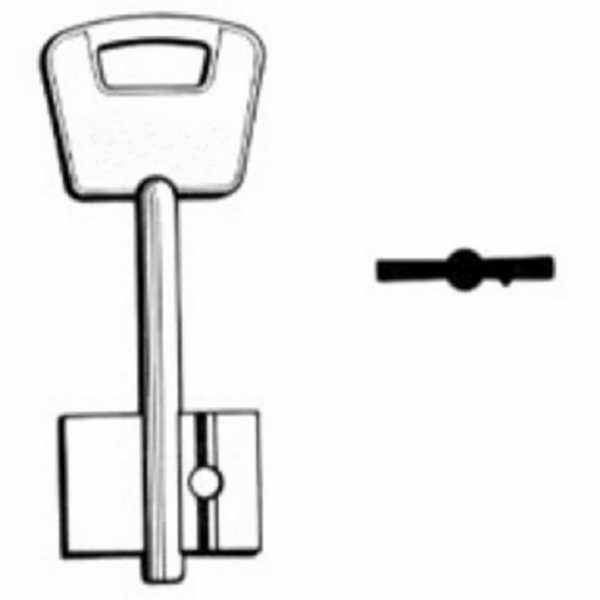 Chiave Grezza Doppia Mappa Corta Beta  B4M/BES
