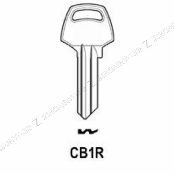 Chiave Grezza Serrature-Cilindro Corbin Cor1s/Cb1r