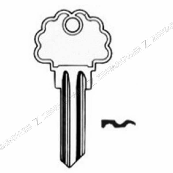 Chiave Grezza Serrature-Cilindro Eureka Eur1/Ek1