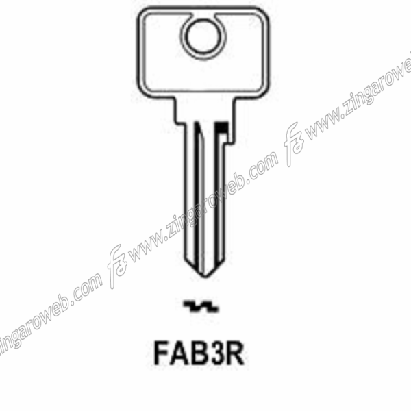 Chiave Grezza Auto-Moto Faab Fb4/Fab3