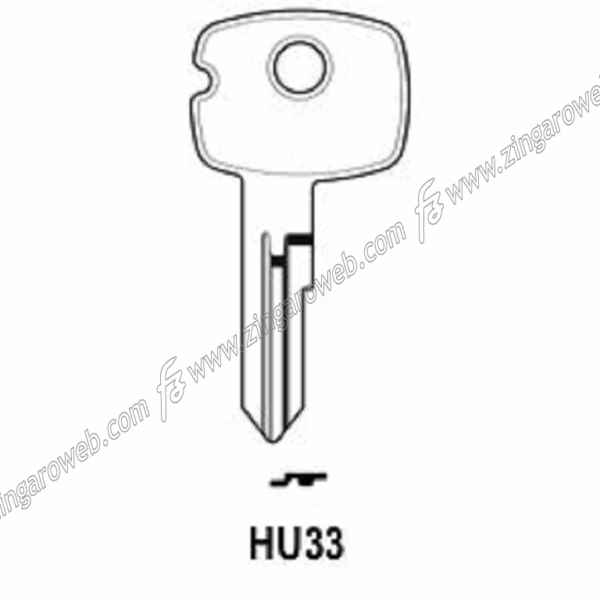 Chiave Grezza Auto-Moto Huf Hu310/Hu33