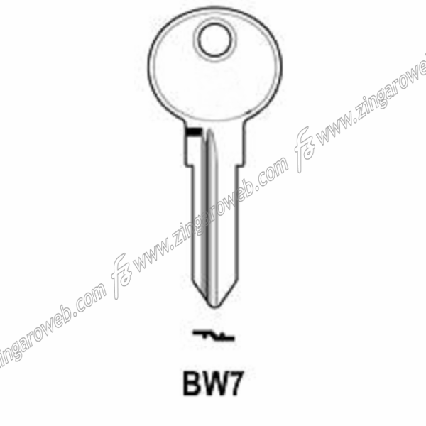 Chiave Grezza Auto-Moto Bmw Hf36/Bw7