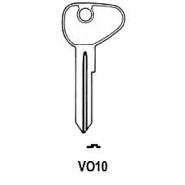 Chiave Grezza Auto-Moto Huf Hf4ts/Vo10