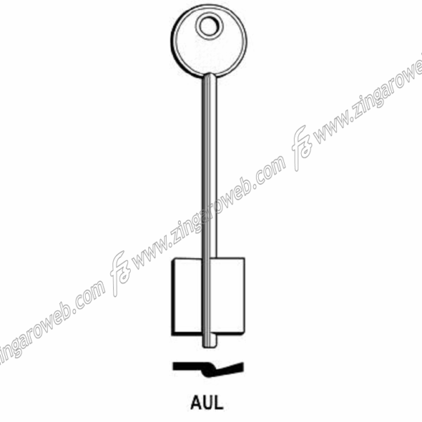 Chiave Grezza Doppia Mappa Lunga Iseo I1m/Aul