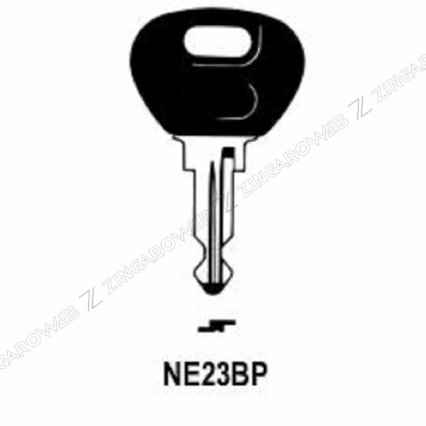 Chiave Grezza Auto-Moto Testa Plastica Neiman Nm20p/Ne23ap