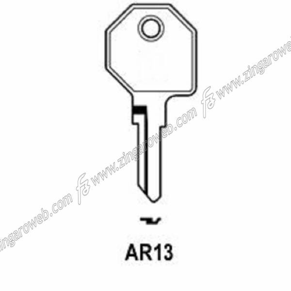 Chiave Grezza Auto-Moto Safa Saf1ca/Ar13