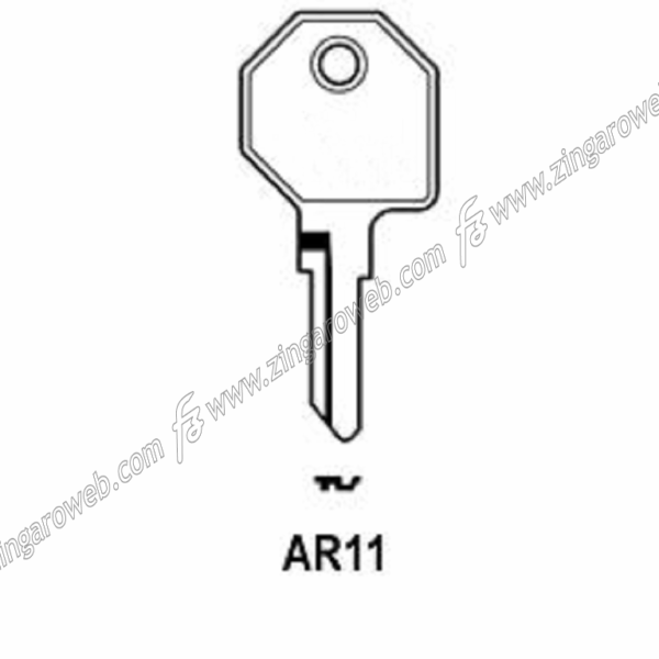 Chiave Grezza Auto-Moto Safa Saf9/Ar11