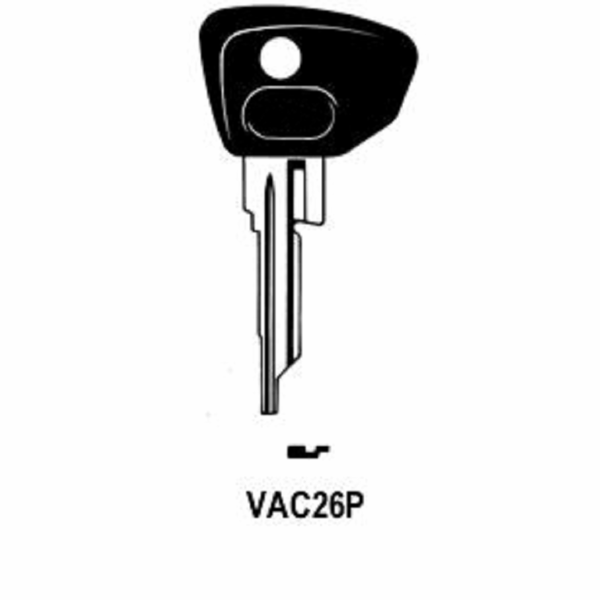 Chiave Grezza Auto-Moto Testa Plastica Vacchette Ve4p/Vac26p