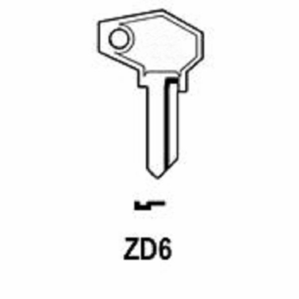Chiave Grezza Auto-Moto Zadi Zd13r | Silca