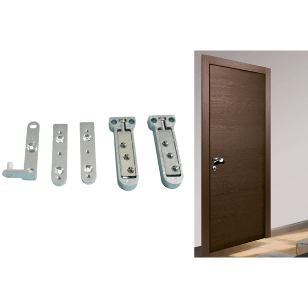 Cerniera Invisibile Cir Regolabile 3d per Porta a Filo Acciaio Zincato | Sfs Intec