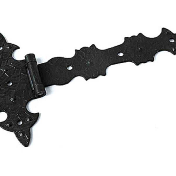 Cerniera Stile Spagnolo Piana mm.141x95 Ferro Nero   Cof141