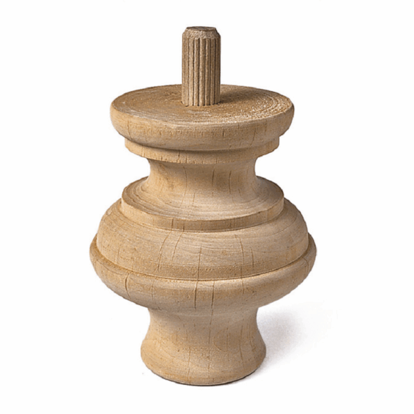 PIEDE IN LEGNO ONTANO PER RESTAURO SPINOTTO Ø22 mm.70-95 | COF