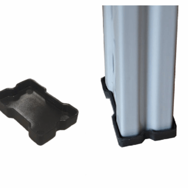 Piedino Plastica per Profilo Ad U   Cosmetal