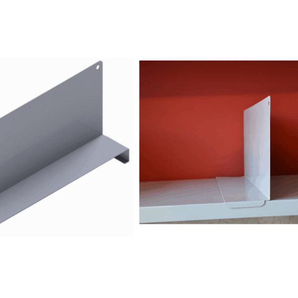 SEPARATORE SCORREVOLE PER RIPIANO METALLICO