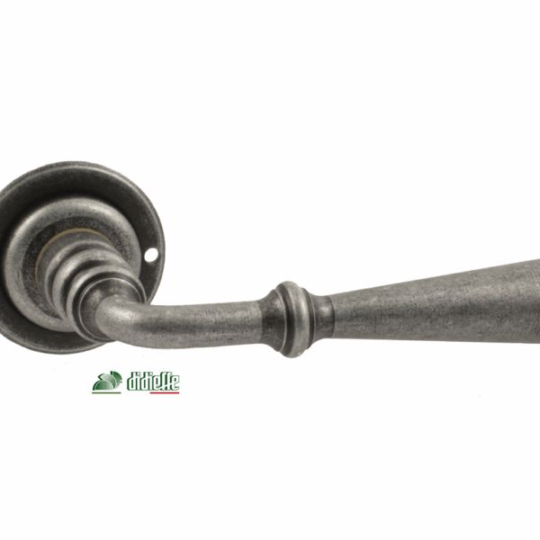 Maniglia Asolo Rosetta Tonda d.50x3h Foro Chiave Argento Silver   Didieffe