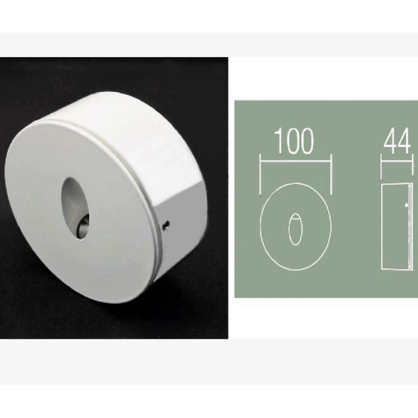 Faretto Segnapasso Incasso/Esterno Spy Ip54 d.100x44h Lc 30º220v 1x3w 4100k  | Dogi