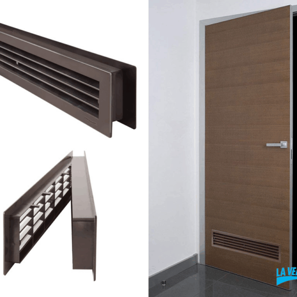 Griglie Incasso Rettangolare Telescopica mm.480x98h Marrone | La Ventilazione