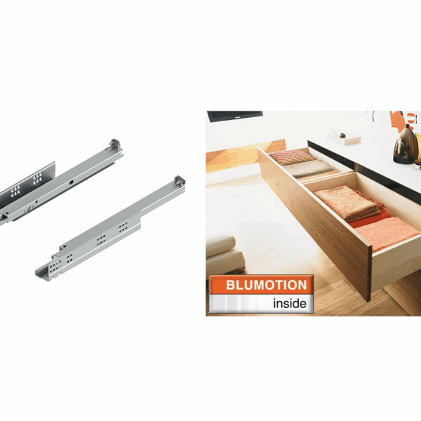 Guide per Cassetti Tandem Plus Blumotion Premi-Apri Estrazione Totale Portata kg.30 varie lunghezze | Blum