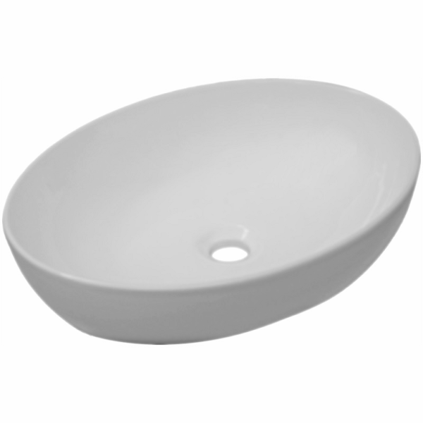 Lavabo da Appoggio Linea Bellini Bianco Opaco 515x390x135 mm   Elma