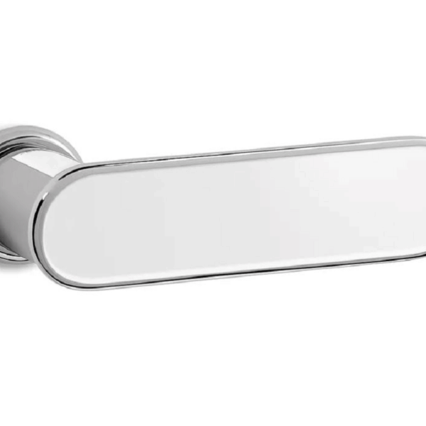 Maniglia Contour Plus Rosetta Tonda mm. Ø43x5h Bocchetta Foro Chiave varie finiture | Ento