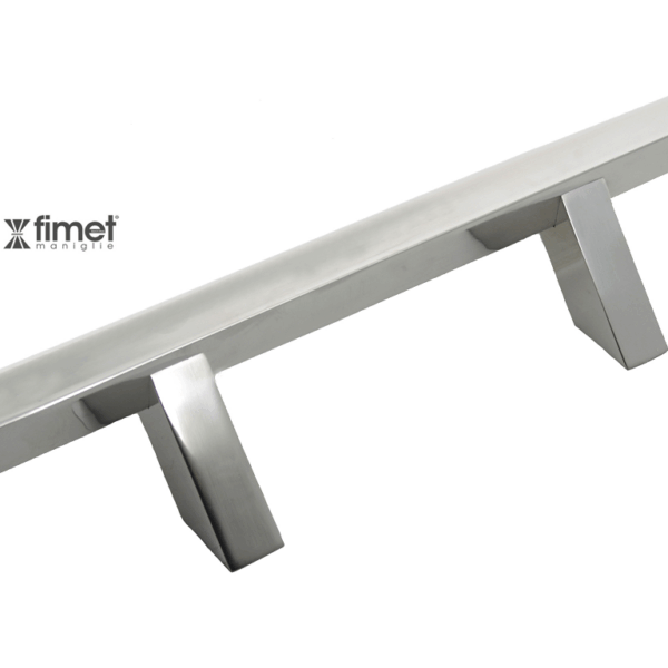 Maniglione Texas Inclinato d.25x25 AISI304 Inox Lucido  varie lunghezze | Fimet Maniglie