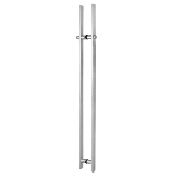 Maniglione Brasile Ø35 Interasse 1000 mm.1250 Con Chiave + Nottolino AISI304 Inox Satinato | Fimet Maniglie