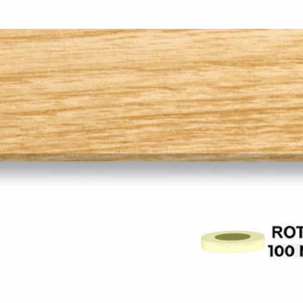 Bordo legno preincollato spessore 6/10 mt.100 Frassino varie altezze | Laminbord