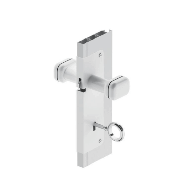 Serratura Per Porta Soffietto Con Pomolo varie finiture