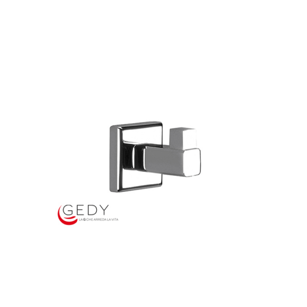Portabito per Appenderia da Parete modello Colorado mm.40x50x40h  Cromo Lucido | Gedy