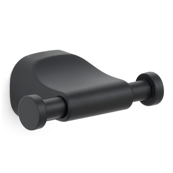 Portabito per Appenderia da Parete modello Stelvio Doppio mm.80x48x33h  Nero Matt | Gedy