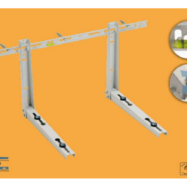Staffe per Climatizzatori con Profilo mm.450 Port.kg.80  |Gilardi