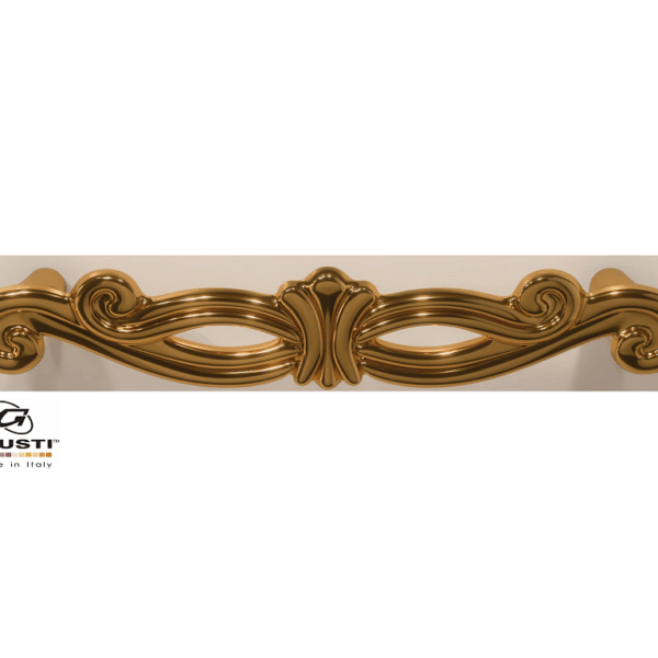MANIGLIETTA MOBILE INTERASSE 96-128 DECOR PLACCATA ORO    GIUSTI