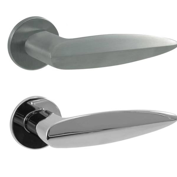 Maniglia Leaf Rosetta Tonda d.50x5h Bocchetta Foro Chiave varie finiture | GPB Ghidini