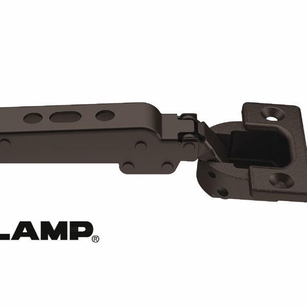 Cerniera Chiusura Automatica d.40 Anta Larga Fino a mm.900 Apertura 95° Collo Basso Nichelato Nero | Lamp