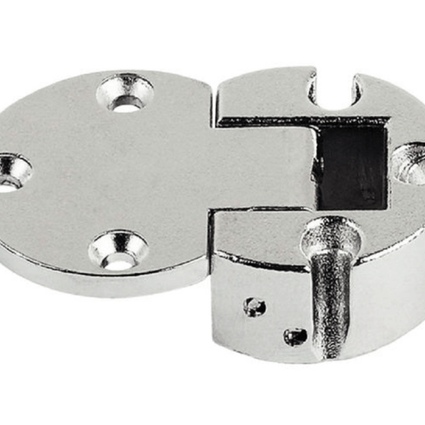 Cerniera per Ribalta Piana Apert.90°L50x30x12h Zama Nichelato  Hafele