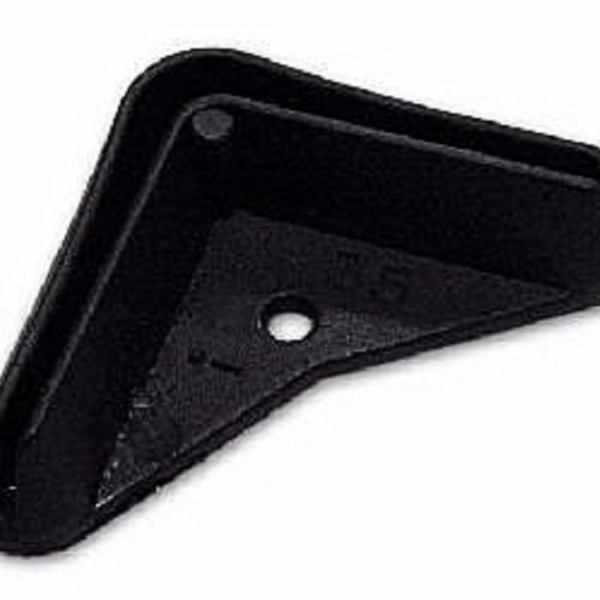 Piedino Plastica per Angolare Scaffale mm.38x38 |  Ivars