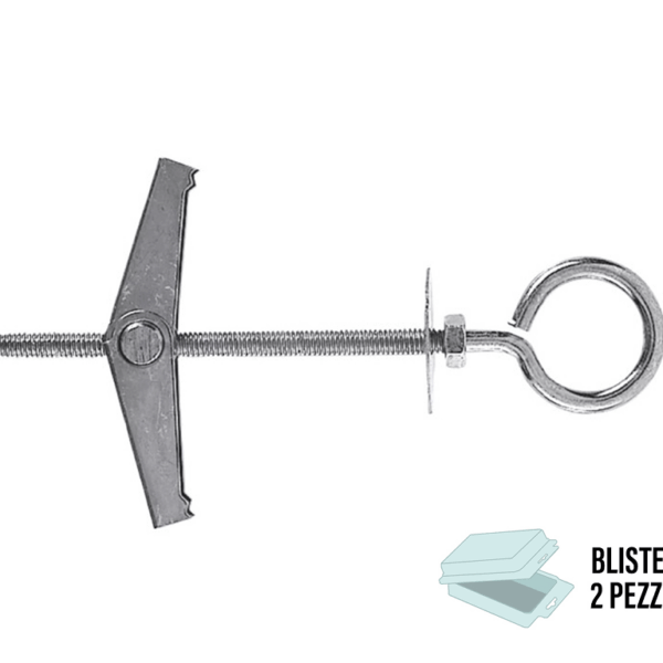 KDO 4 Ancora a Molla per Forati in Blister da pz.2 con Occhiello Chiuso | Fischer
