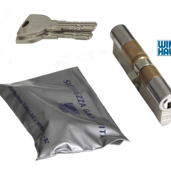 Cilindro Europeo X-Tra Profilo Ehdia Frizionato NK-Nichel Satinato A:40+B:70=L:110 mm. | Wink Haus