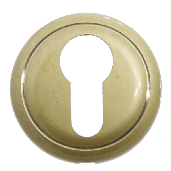 Bocchetta Tonda Foro Yale per Cilindro Europeo d.50x10h modello Magica 03F-Oro Francese | Mandelli