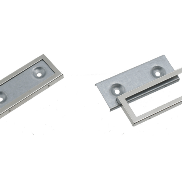 PORTAETICHETTA A PRESSIONE mm.60x24h VARIE FINITURE |METALMARC