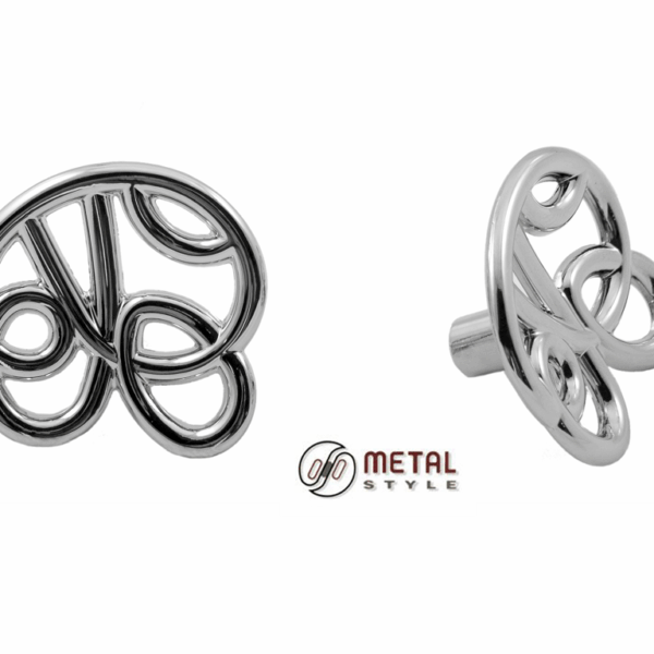 Pomolino Mobile d.40/10x23h Cromo Lucido    Metal Style