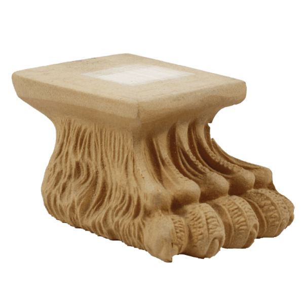 Piede Pasta Legno Zampa Leone mm.120x80x70h  | Metal Style