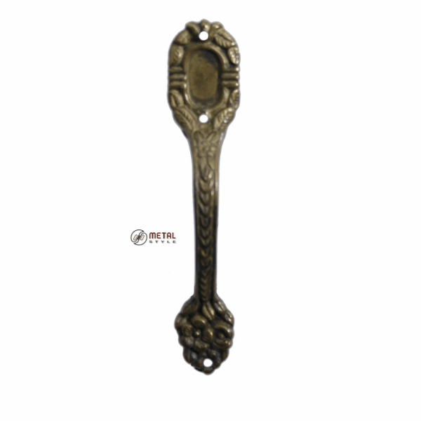 Maniglietta Mobile Fori Esterni mm.23x117h Liberty Senza Foro Ottone Pp    Metal Style