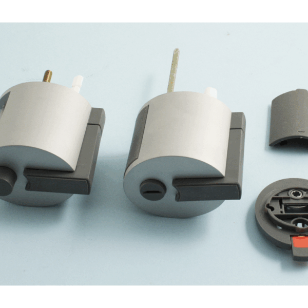 Premiapri+Serratura Mod.Forma A12 Bottone+Segnalatore Entrata 60 Na Argento  Meroni