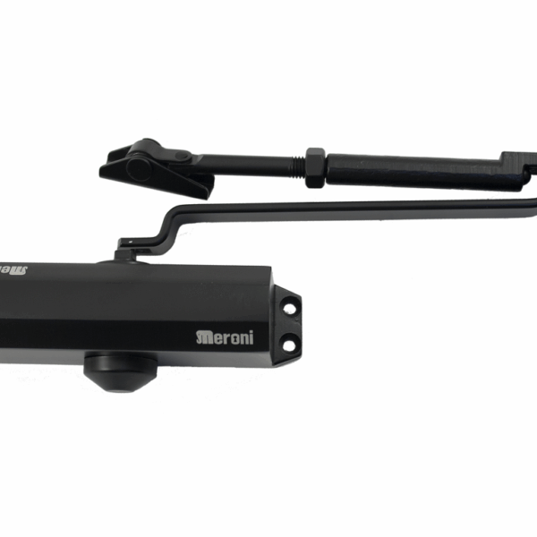 Chiudiporta Aereo modello Guardian DC110 con Forza Variabile n.3 Nero | Meroni